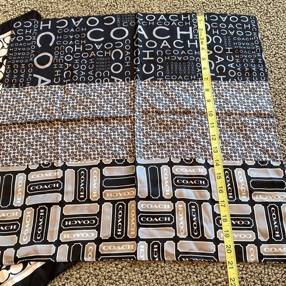 Coach Silk Scarves in Like New Condition - Picture 5 of 7